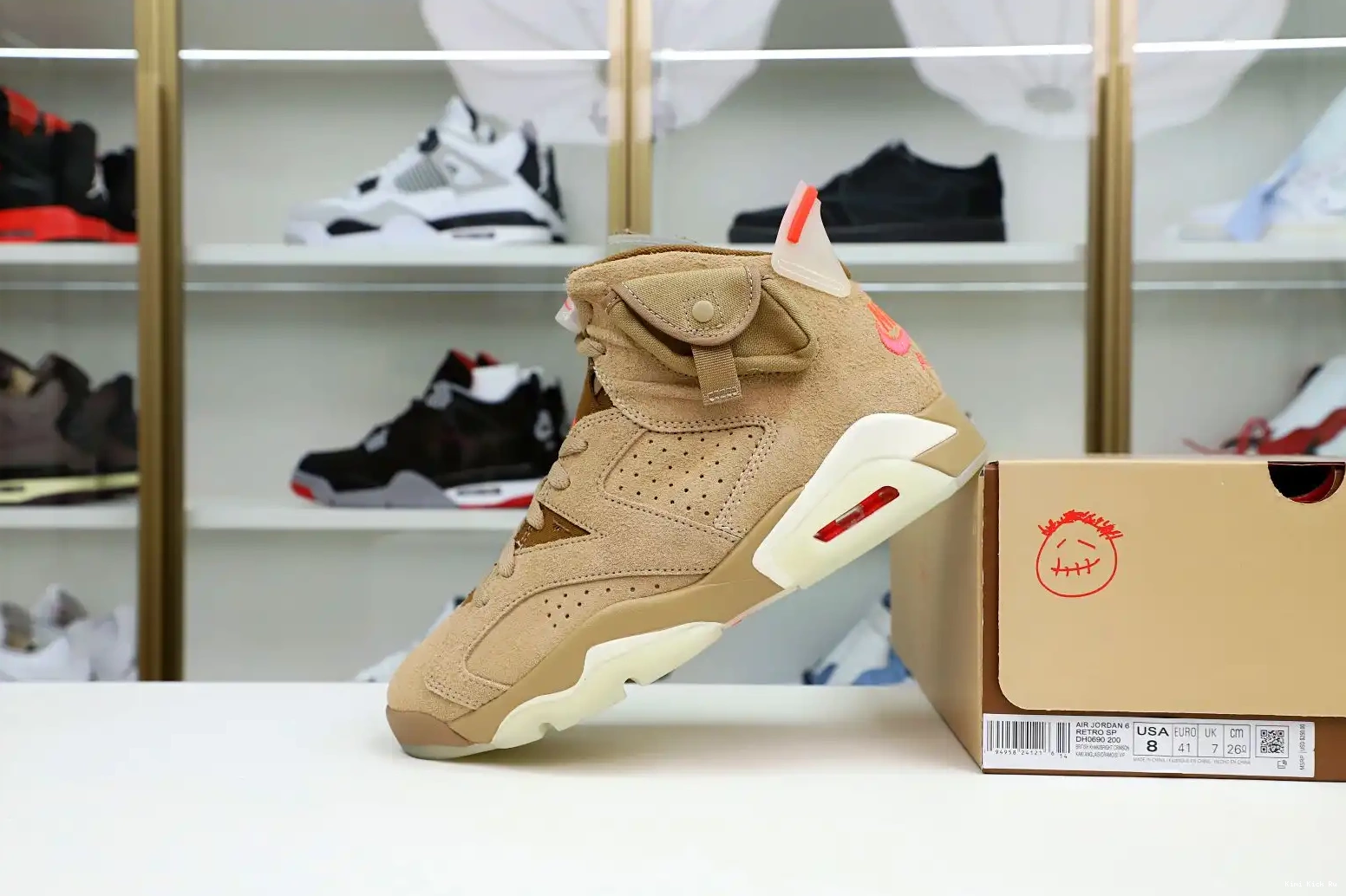 Travis SP Scott Retro 6 Air Jordan Kimikick  x 0605